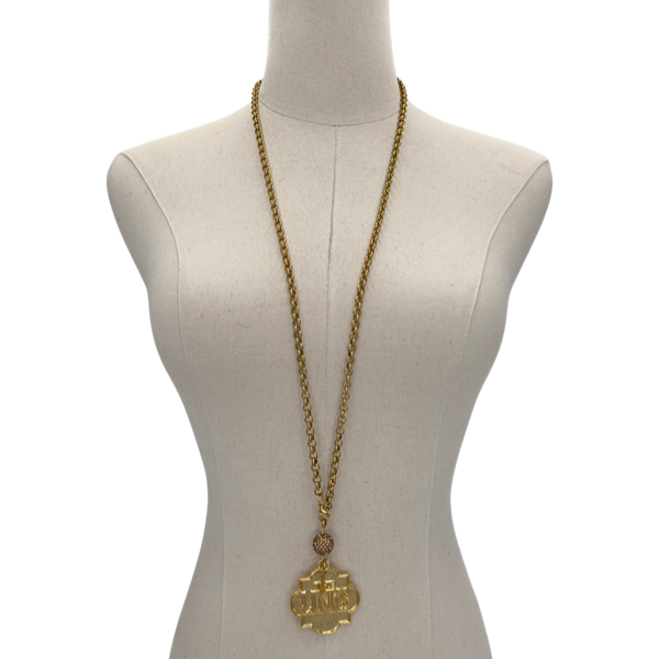 Links Classic 3 Way Gold Necklace Links Necklace Cerese D, Inc.   