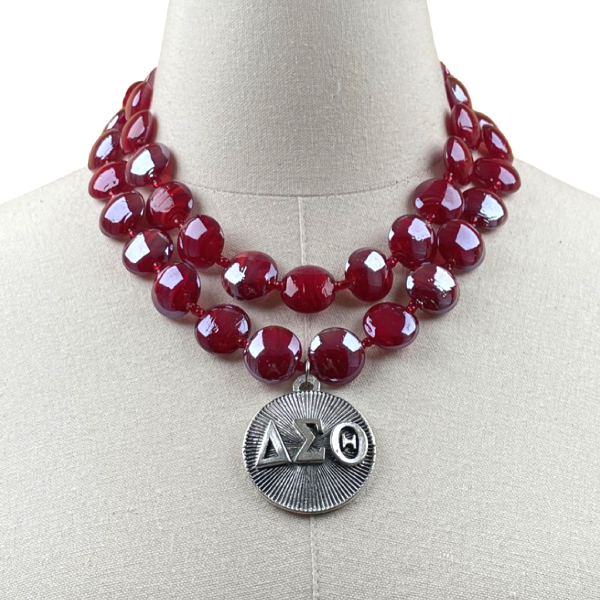 DST Chili Necklace DELTA Necklaces Cerese D, Inc. Silver  