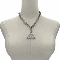 Delta Classic Rizell Necklace DELTA Necklaces Cerese D, Inc. Silver Pyramid 