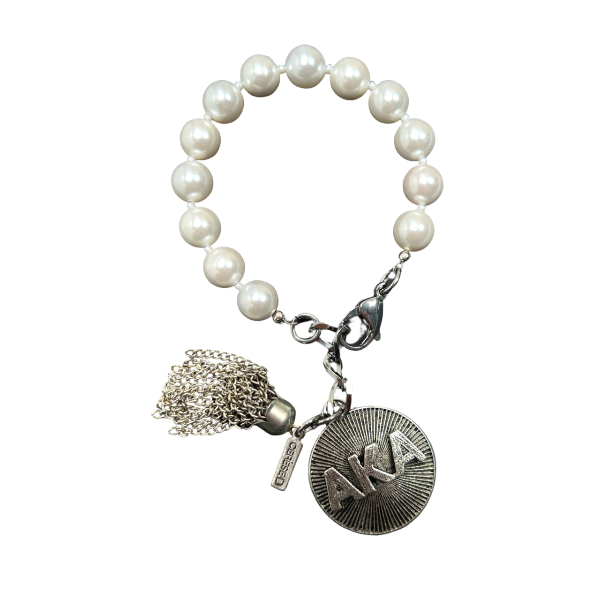 AKA Classic Pearl 10 Bracelet AKA Bracelets Cerese D Jewelry Silver Radiant 