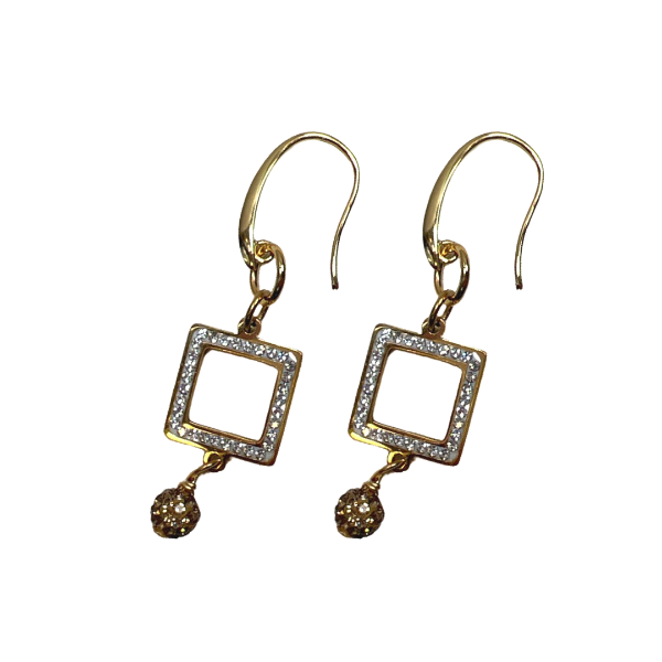 Artistic Eye Earrings Earring Cerese D, Inc. Gold  