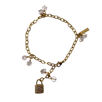 Caribbean Cruise Anklet Anklets Cerese D, Inc. Gold Lock 10"