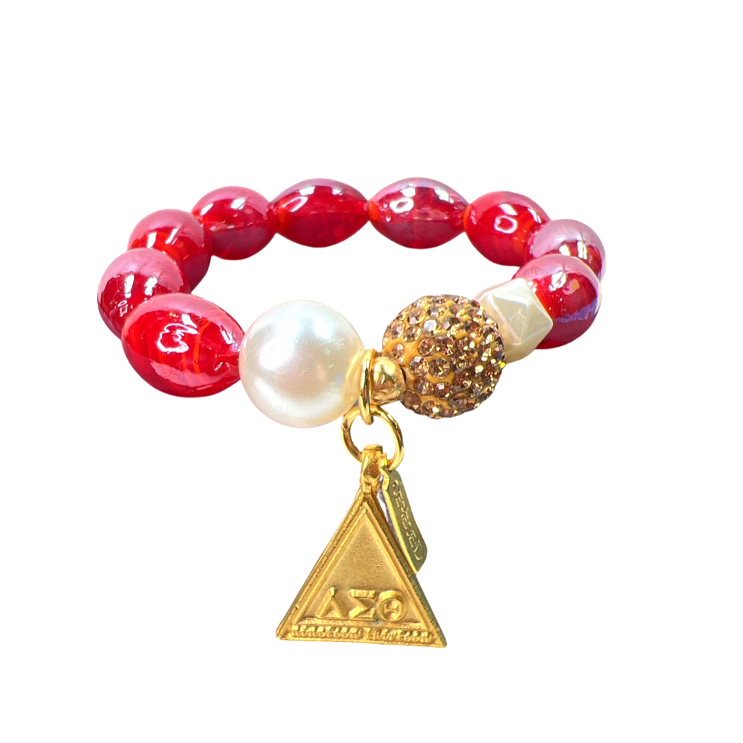 AOML Red Bracelet DELTA Bracelets Cerese D, Inc. Gold  