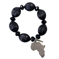 African Wonders Bracelet Black Excellence Cerese D, Inc. Silver  