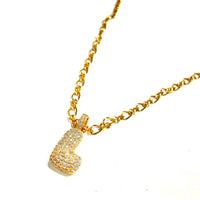 Initial Impression Necklace Necklaces Cerese D, Inc. Gold L 