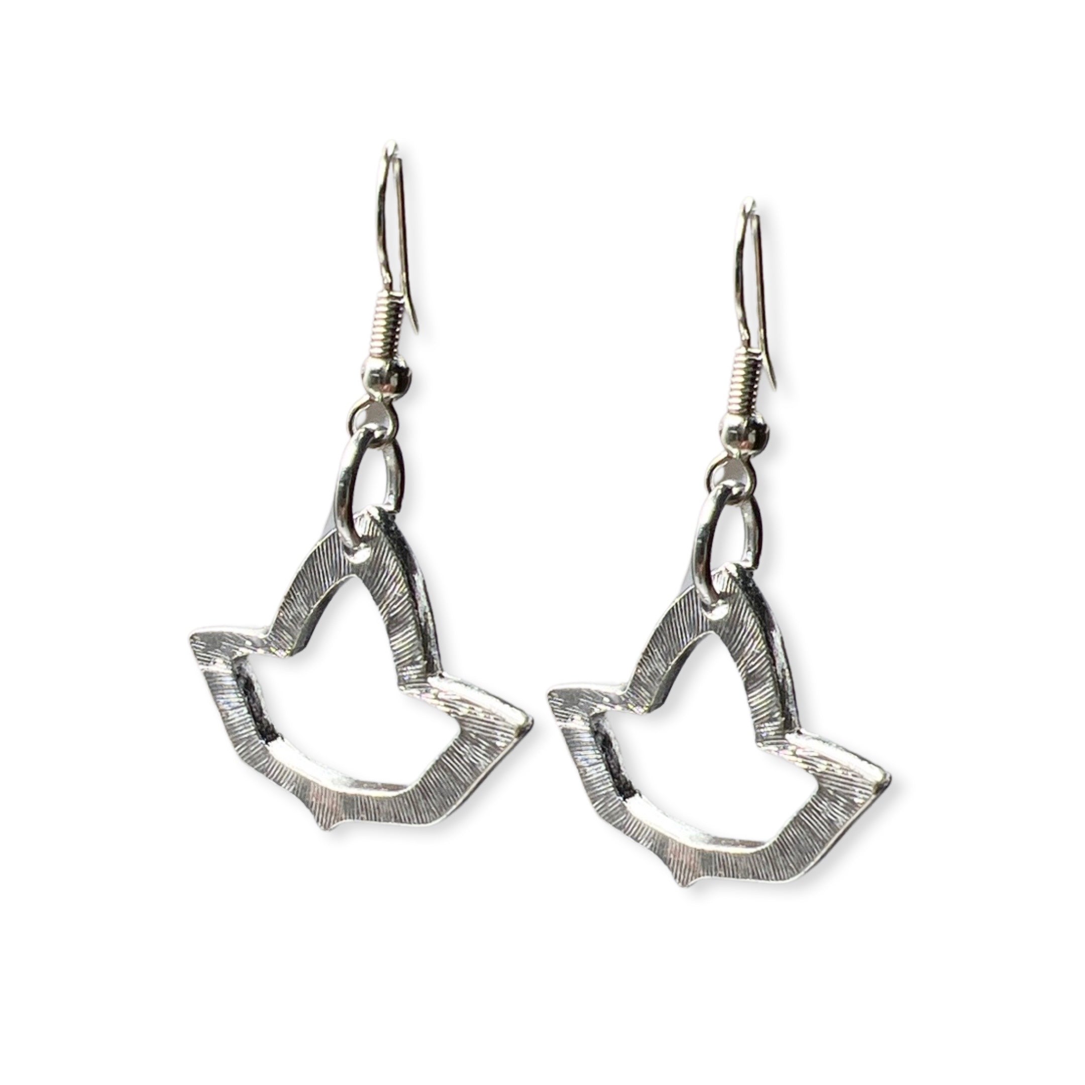 AKA Small Open Ivy Earring AKA Earrings Cerese D, Inc. Silver Pierced 