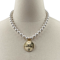 Links Classic Pearl 10 Necklace LINKS Necklaces Cerese D Jewelry Gold Radiant 