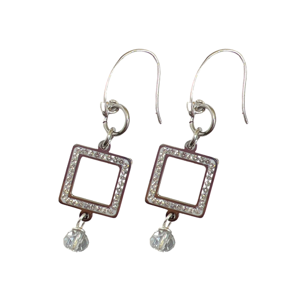 Artistic Eye Earrings Earring Cerese D, Inc. Silver  