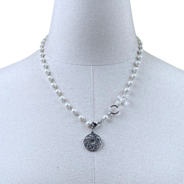 Refined Madrid Freshwater Pearl Necklace Necklaces Cerese D, Inc.   