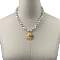 Delta Classic Pearl 10 Necklace DELTA Necklaces Cerese D Jewelry Gold Radiant 