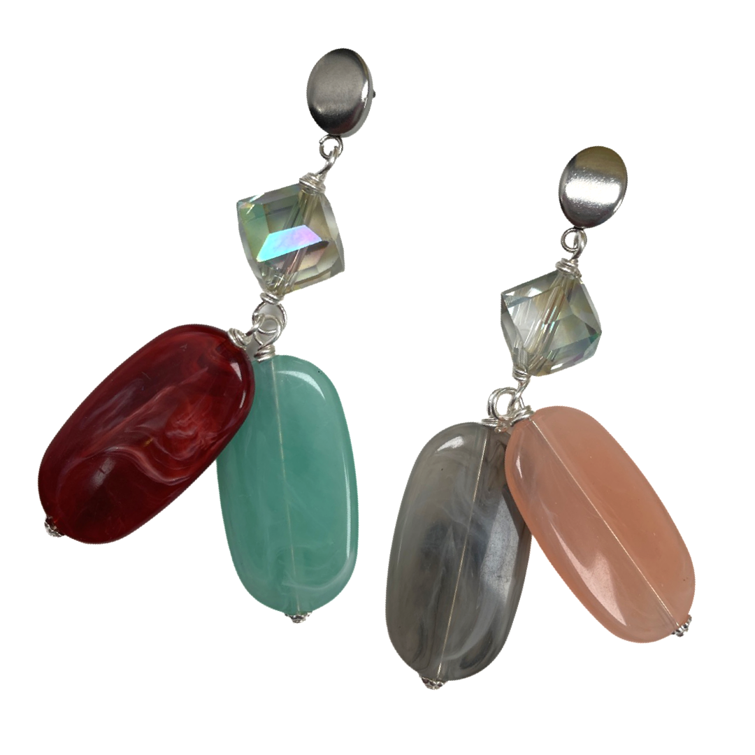 Multi-Color Acrylic Jewel Set