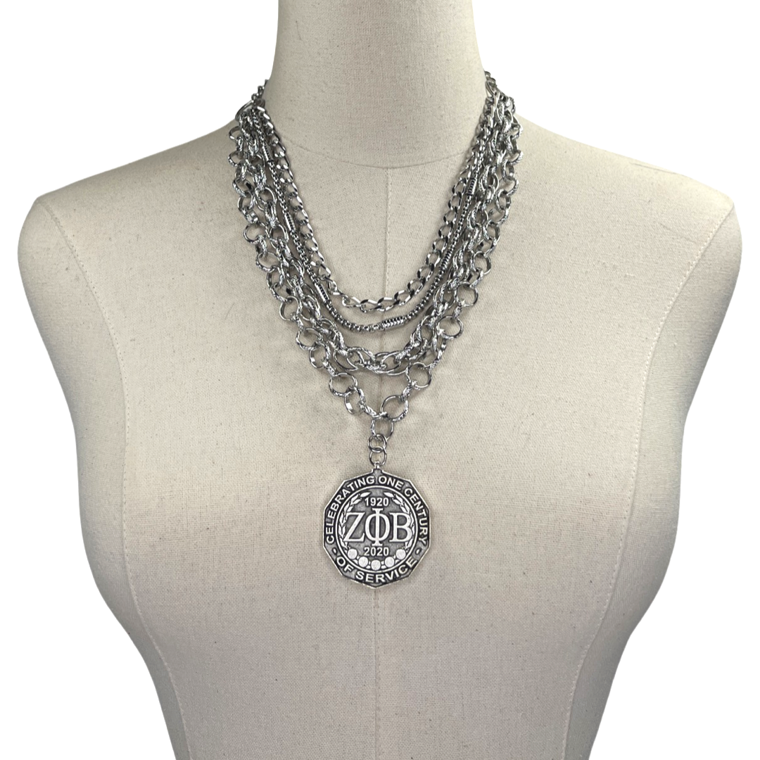 Zeta Classic Beat Necklace Zeta Necklace Cerese D, Inc.   