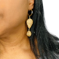 Golden Sands Earrings Earrings Cerese D, Inc.   