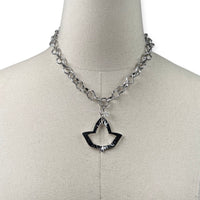 AKA Classic Rizell Necklace AKA Necklaces Cerese D, Inc. Large Open Ivy Silver 