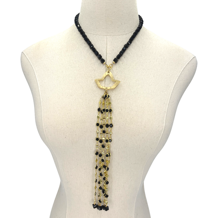 AKA Black Cubic Necklace AKA Necklaces Cerese D, Inc.   