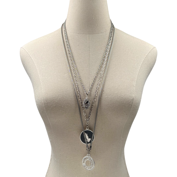 AKA Capella Necklace Set AKA Necklaces Cerese D, Inc. Silver  