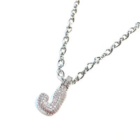 Initial Impression Necklace Necklaces Cerese D, Inc. Silver J 
