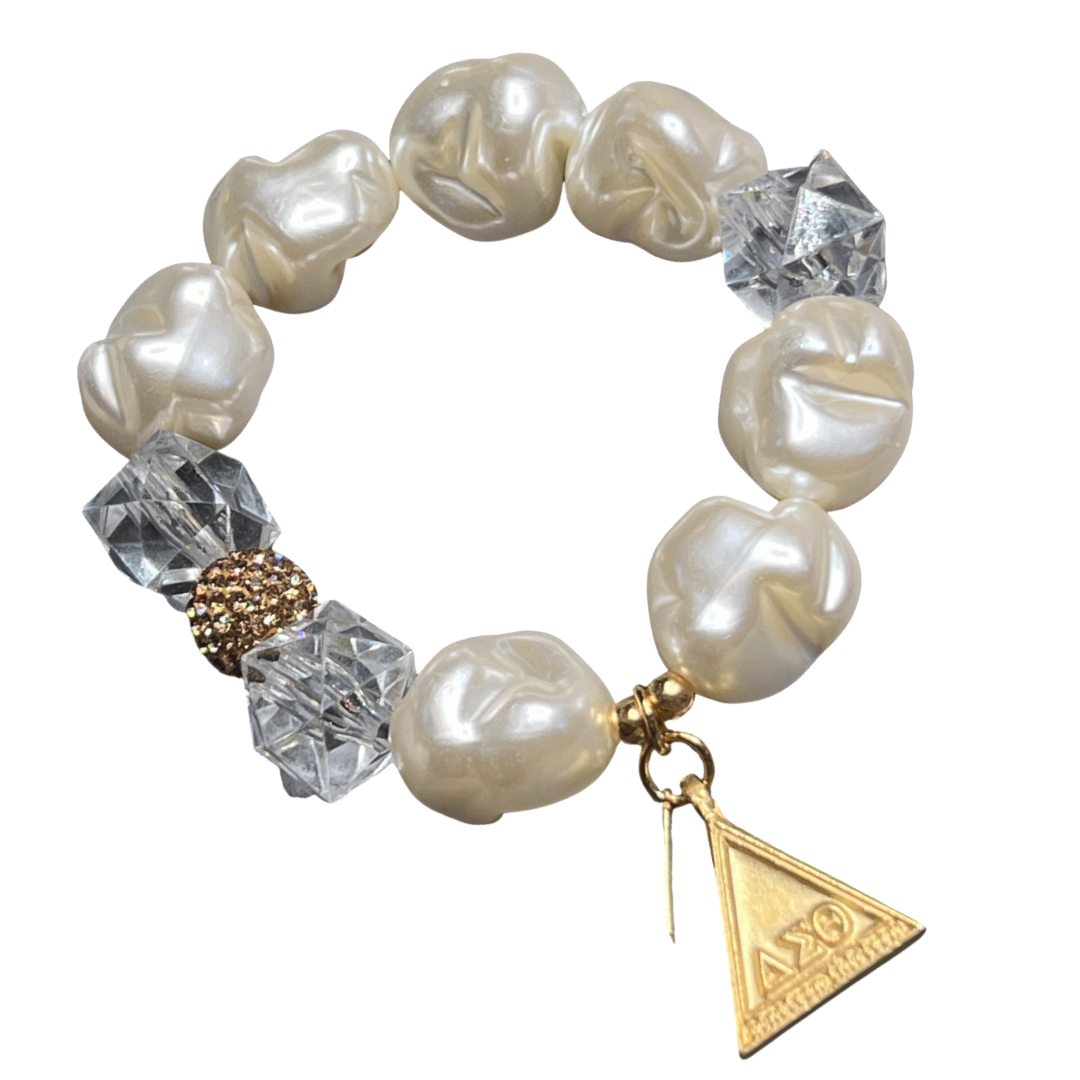 Delta Pillow Bracelet DELTA Bracelets Cerese D, Inc. Gold / 8-8.5"  