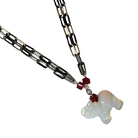 Delta Swarovski Crystal Embellished Elephant Necklace Delta Necklace Cerese D, Inc.   