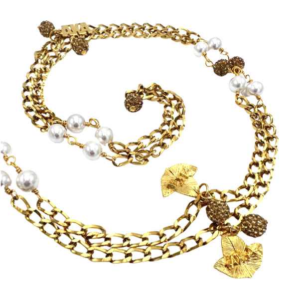AKA Classic Chanel Necklace Gold