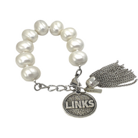 Links Classic Pearl Bracelet LINKS Bracelets Cerese D LINKS Oval Silver 
