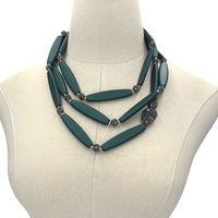 C13310 Links LINKS Necklaces Cerese D, Inc. Jet  
