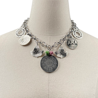 AKA Charmed Necklace AKA Necklaces Cerese D, Inc. Silver  