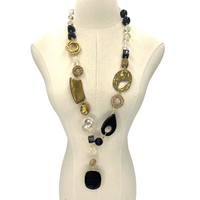 Sansa Twin Necklace OOAK Cerese D, Inc. C / Gold  