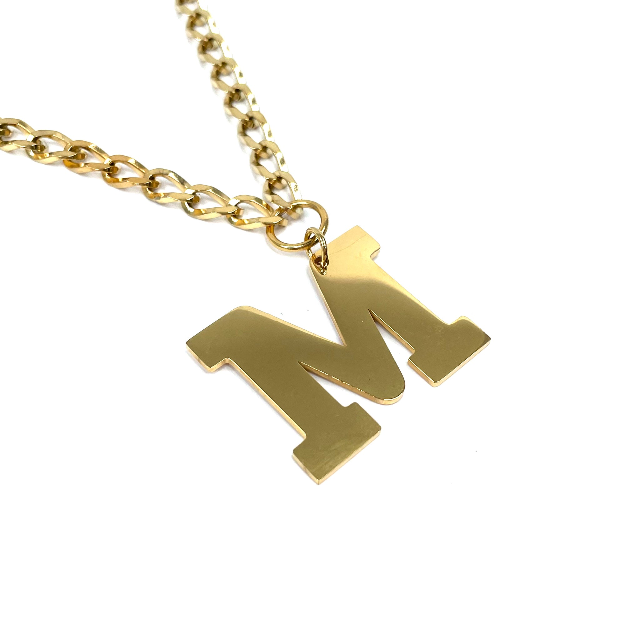 Lettering Legend Necklace Necklaces Cerese D, Inc. Gold M 