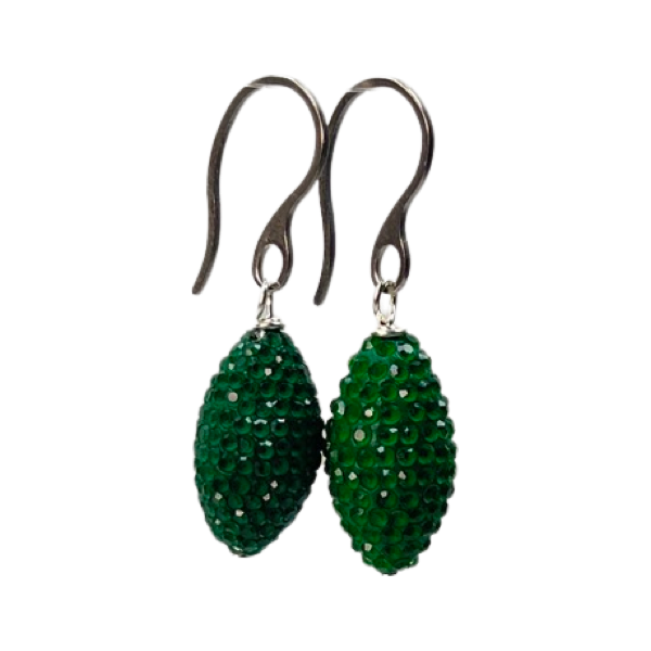 Green Gate Earring LINKS Earrings Cerese D, Inc. Silver  