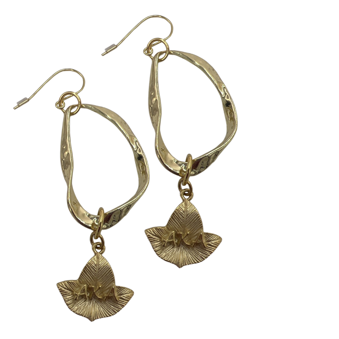 AKA Hoop Ivy Earring AKA Earrings Cerese D, Inc. Gold  