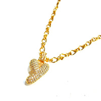 Initial Impression Necklace Necklaces Cerese D, Inc. Gold Y 