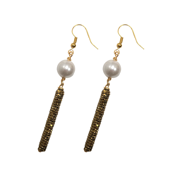 Angelic Arena Earrings Earrings Cerese D, Inc. Gold  