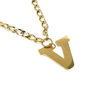 Lettering Legend Necklace Necklaces Cerese D, Inc. Gold V 