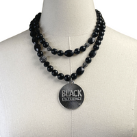 Community Leader Necklace Black Excellence Cerese D, Inc. Jet  