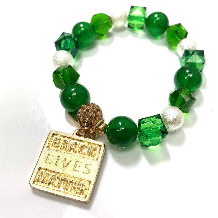Emerald Grace Bracelet Black Excellence Cerese D, Inc. Gold  