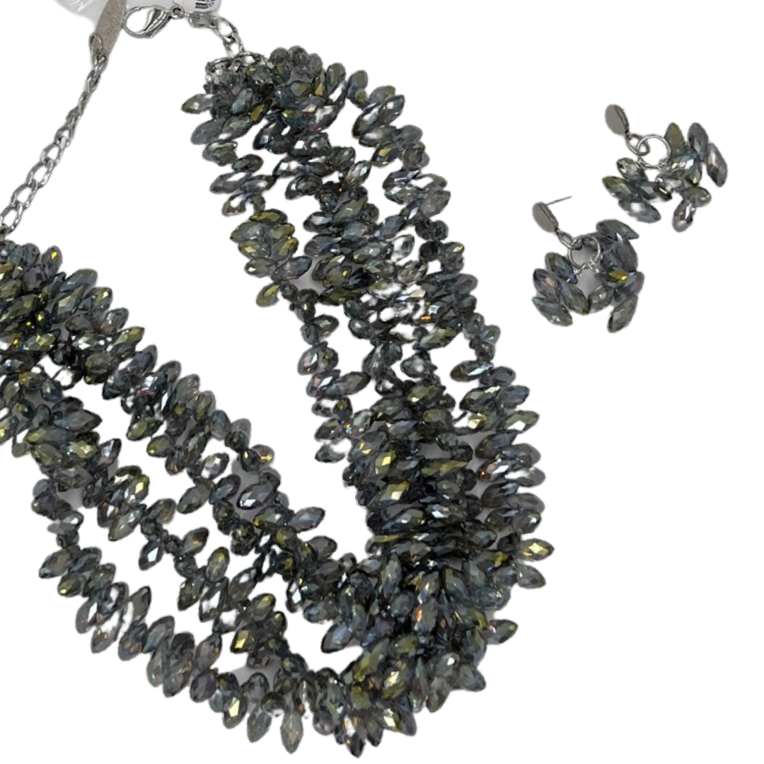 Mint Crystal Daze Necklace OOAK Cerese D, Inc.   