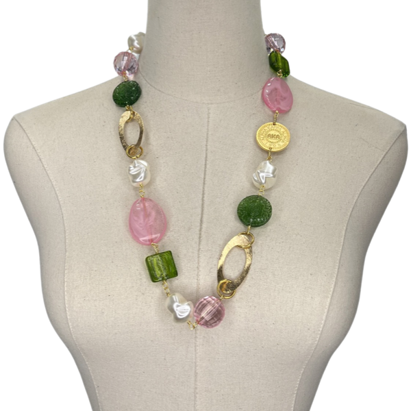 AKA Lollipop Necklace AKA Necklaces Cerese D, Inc. Gold  