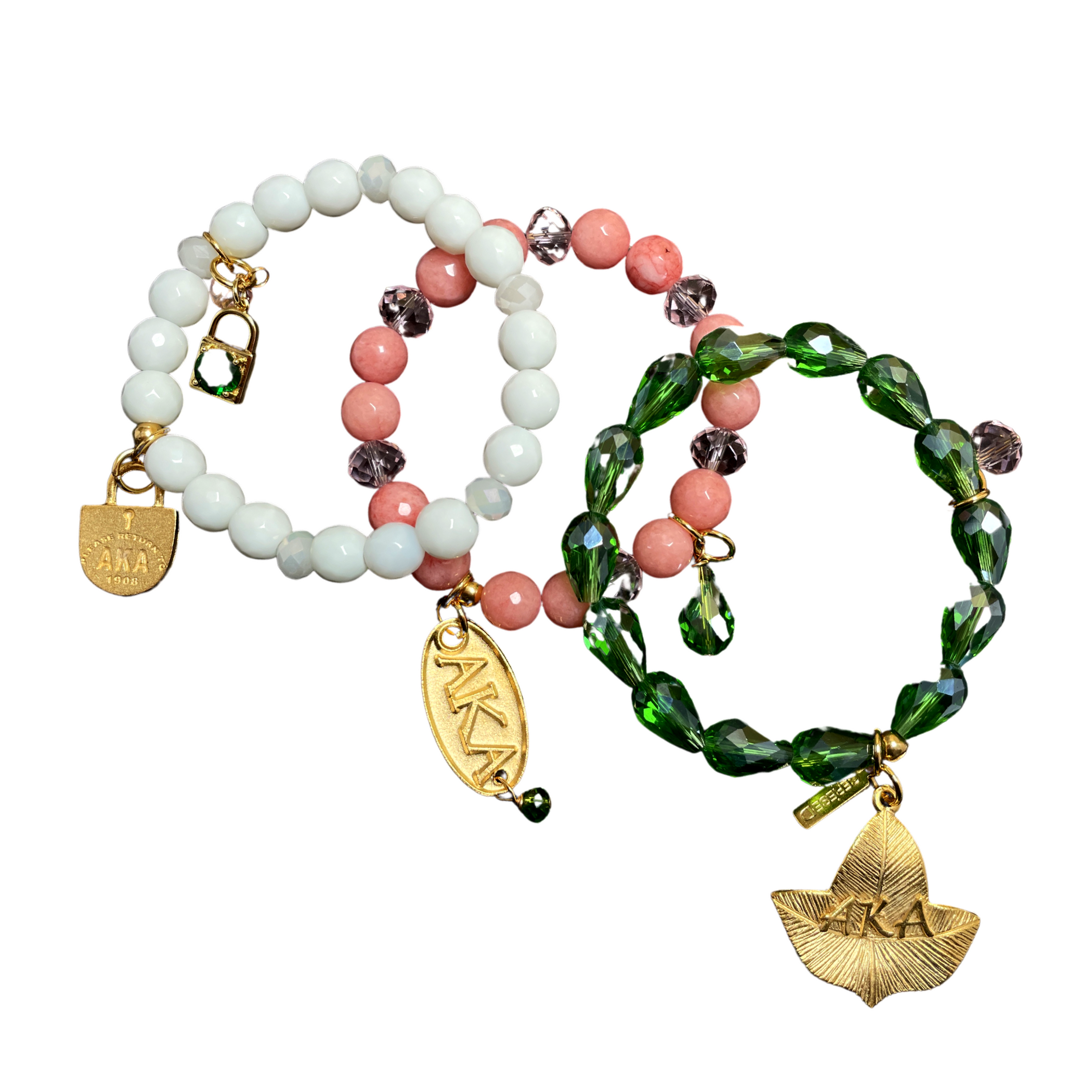 Alpha Kappa Alpha Jewelry Necklaces, Earrings, Rings, Charms Cerese