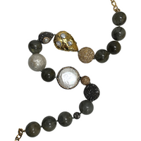 Lab Fight Gemstone Necklace OOAK Cerese D, Inc.   