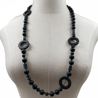 Matte Black Onyx Karly Necklace OOAK Cerese D Jewelry Option C  